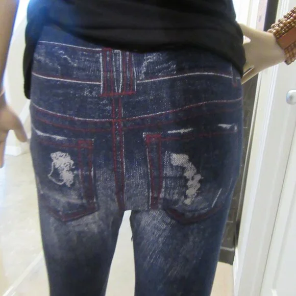 Legging Pro Jean Look One Size - Picture 4 of 11